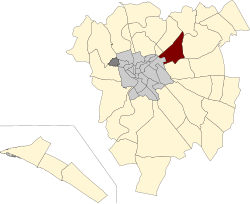 Nomentano - Localizzazione