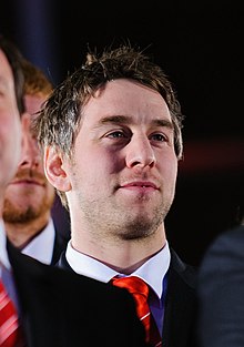 Ryan Jones. Wales Grand Slam Celebration, Senedd 19 March 2012.jpg