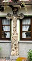 8. Spätgotisches Votivkreuz für Cuno von Pyrmont und Ehrenberg in Brodenbach a.d. Mosel.