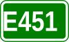 Route européenne 451