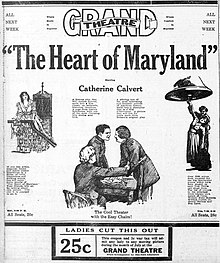 The Heart of Maryland - july 1921 - advert - newspaper.jpg