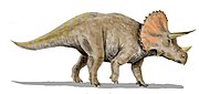 Life restoration of Triceratops horridus