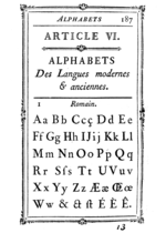 Vignette pour Histoire de l'alphabet