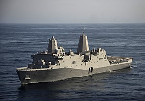 USS San Diego (LPD-22) underway in February 2014.JPG