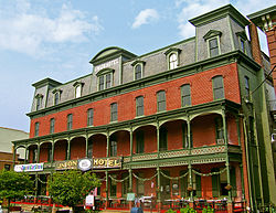 Union Hotel in downtown Flemington