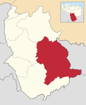 Location in آمازوناس (ایالت ونزوئلا)