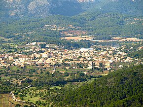 Vedere spre Calvià de la „Mirador de n'Alçamora”