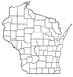 Location of Fountain City, Wisconsin