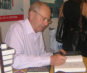 Best selling novelist Wilbur Smith signs The Q...