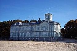 The former Emīlija Rācene beach house, built in 1916.