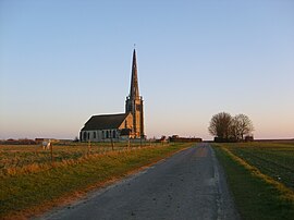 The church in Montagny-Sainte-Félicité