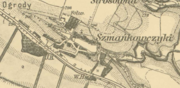Shmankivchyky on the Austrian topographic map, 1869-1887.