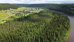 Visherogorsk and Vishera River