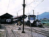 旧上田原電車区（1986年9月）