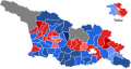2018 Presidential Election by district (first round)