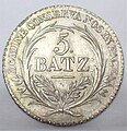 5 Batzen Luzern 1815, Avers