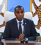 AU delegation meets Somalia Prime Minister to discuss support and collaboration (cropped).jpg