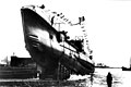 Stapellauf des U-Bootes Alagi (15.11.1936)