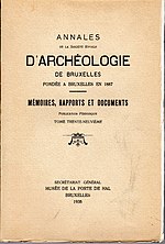 Vignette pour Société royale d'archéologie de Bruxelles