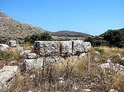Leroksen Artemis Parthenoksen temppelin rauniot.