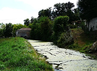 La dérivation de la Beauronne au moulin de Beaufort.