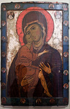Белозерская икона Богоматери. XIII век. ГРМ.
