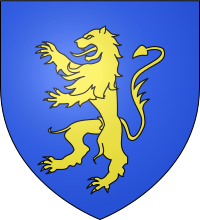 D'azur, au lion d'or (В лазурном поле золотой лев)[1]