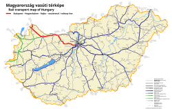 A Budapest–Hegyeshalom–Rajka-vasútvonal útvonala