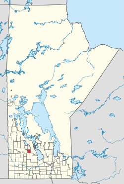 Location of the RM of McCreary in Manitoba