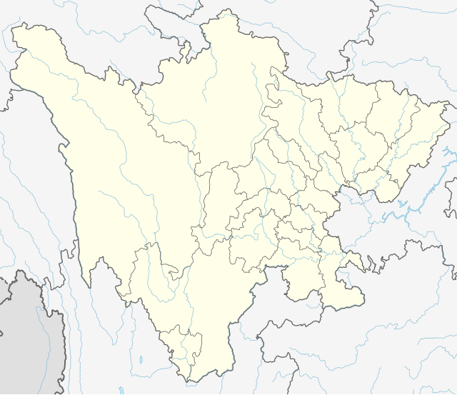 Цзиян (місто). Карта розташування: Сичуань