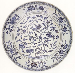 Chinese dish, Ming dynasty, Yung-lo period (14...