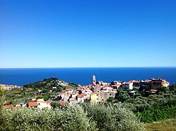 Skyline of Costarainera