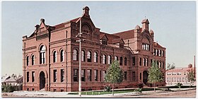 Throop Polytechnic Institute on its original campus at downtown Pasadena Detroit Photographic Company (0048) - Throop Polytechnic Institute, Pasadena, California.jpg