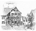 Die Gartenlaube (1886) b 563_2.jpg Geburtshaus Max Schneckenburger’s in Thalheim