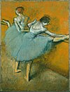 Tänzerinnen an der Stange, Bild von Edgar Degas