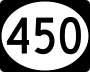 Mississippi Highway 450 marker