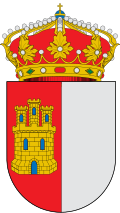 Versión heráldica del escudo de Castilla-La Mancha