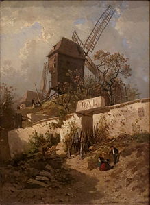 Le Moulin de la Galette, Paris, musée Carnavalet.