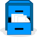 Файл:File cabinet blue.svg