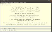 Description de l'image GNU APL.png.