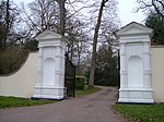 Gate Piers and Gates approximately 350 Metres North West of Rockbeare Manor