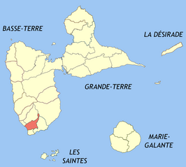 Kaart van Gourbeyre