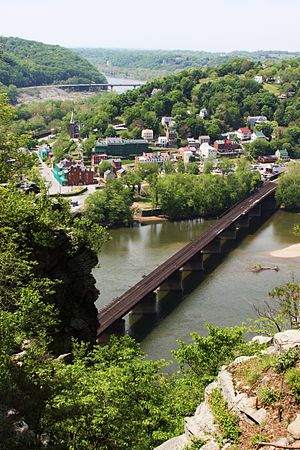 Harpers Ferry, West Virginia, USA. This is a v...