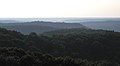 View looking North-West from the tower. Taller buildings in Bloomington, Indiana can be seen on the distant horizon.