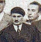 Jean Piot en août 1932,au retour des JO(sur le côté Jean Taris).