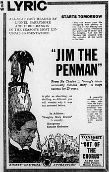 Jim the Penman (1921) - Ad 1.jpg