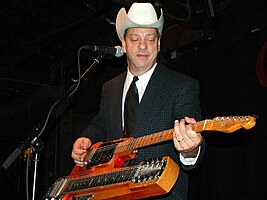 Brown with his guit-steel atAntone's in Austin, Texas, 2006