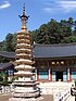 Korea-Gangwon-Woljeongsa Nine Story Stone Pagoda 1723-07.JPG