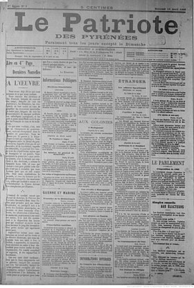 Image illustrative de l’article Le Patriote des Pyrénées