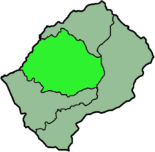 Arcidiecéze Maseru na mapě